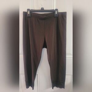 New Womens brown leggings with lace